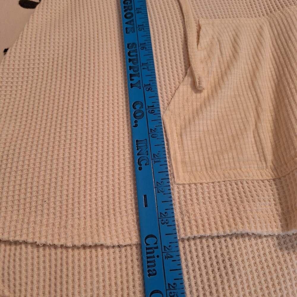 POL Cream Textured Hoodie NWOT - Picture 6 of 7